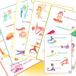 Mini Láminas de Posturas y Afirmaciones en PDF