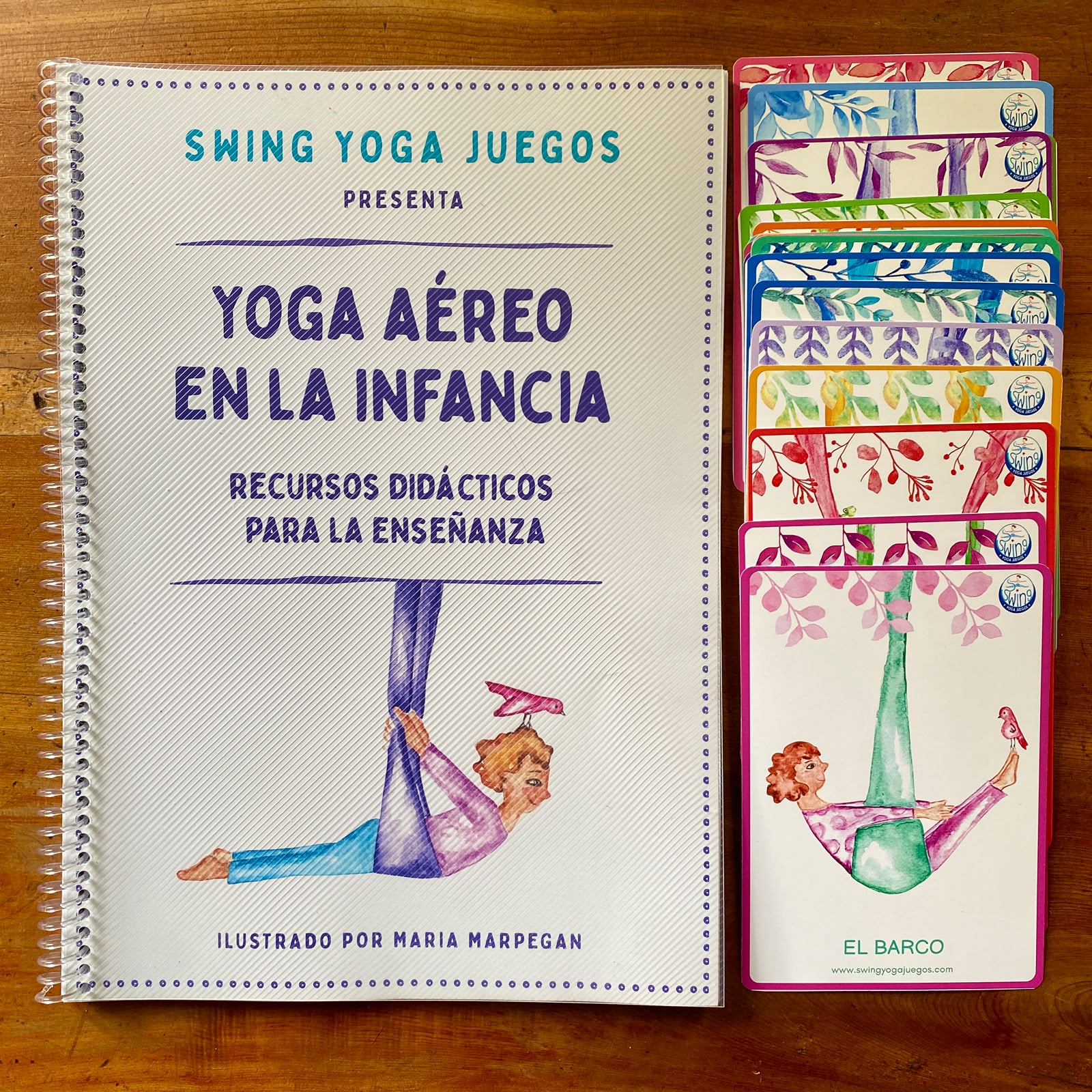 Cartas Yoga Aéreo y Manual de Yoga Aéreo