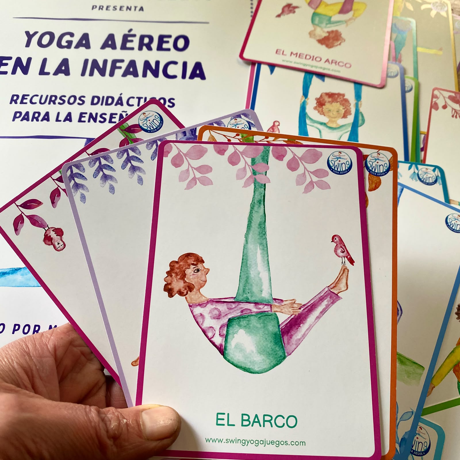 Cartas Yoga Aéreo y Manual de Yoga Aéreo